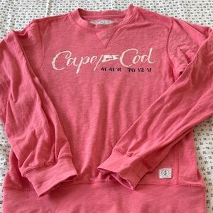 Cuffy’s sweatshirt Cape Cod, pink, cotton, size S